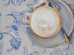 Lopes, Cidalia_Latte on Blue Linen
